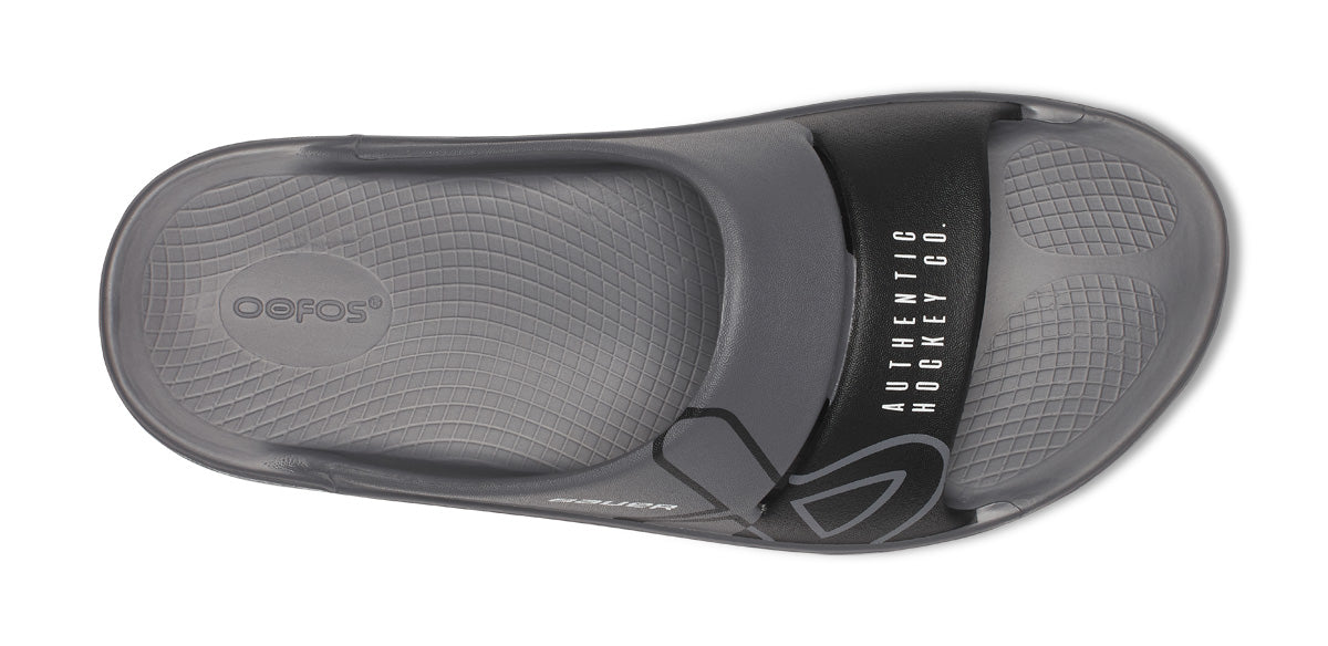 BAUER/OOFOS Women's OOahh Sport Slide Sandal – Slate
