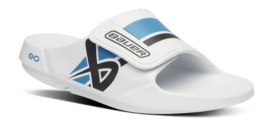 BAUER/OOFOS Women's OOahh Sport Flex Sandal – White